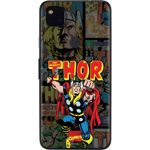 Marvel Classic Comics The Mighty Thor Vintage Google Pixel 4a Skin